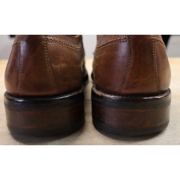 Faconnable Alan Dress Shoes Leather Split Toe Derby Brown Size 10.5 1/2 M Italy - Picture 8 of 14